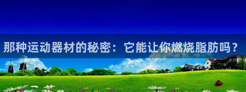 意昂平台体育：那种运动器材的秘密：它能让你燃烧脂肪吗？